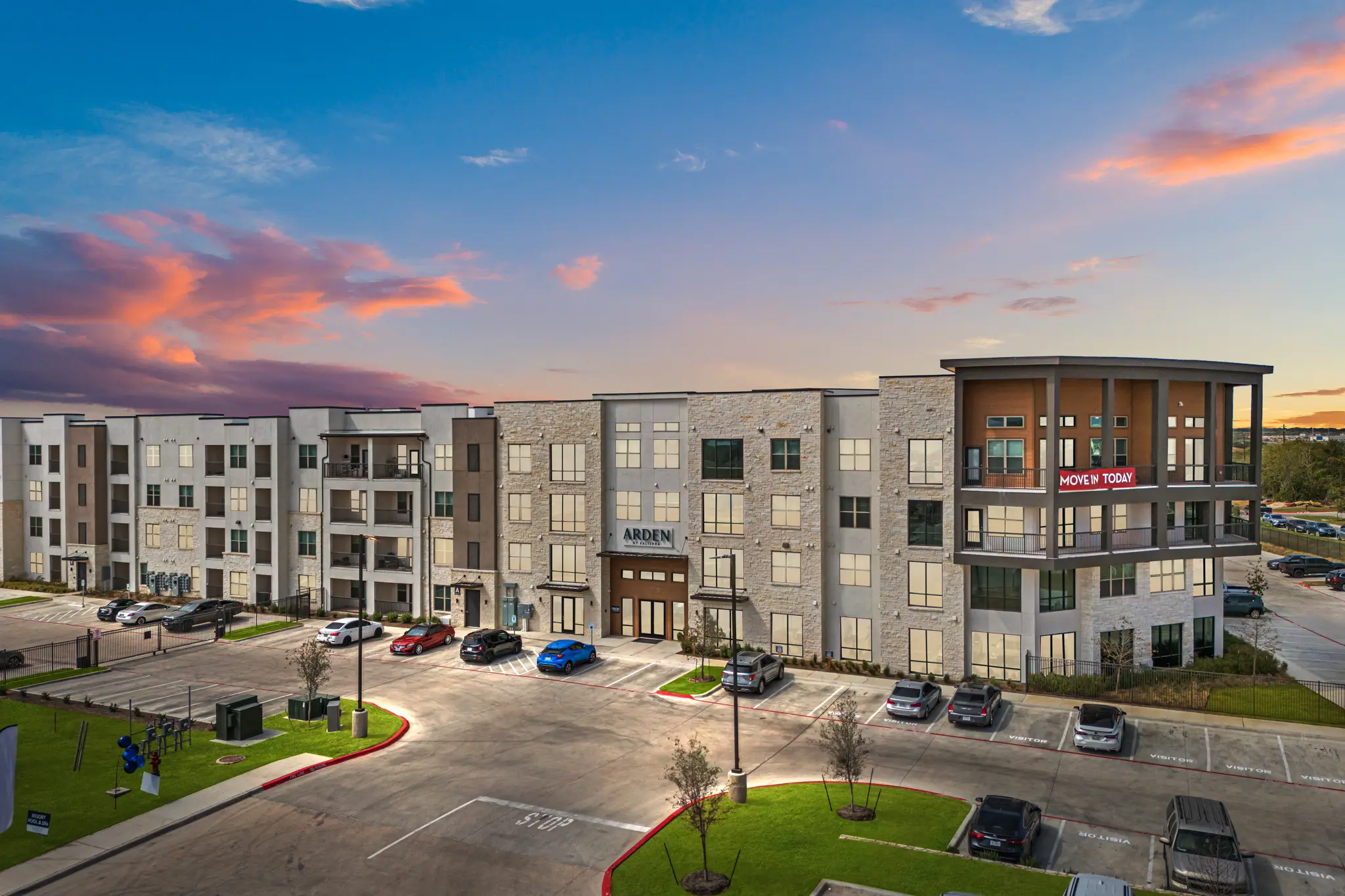 Kalterra property at twilight